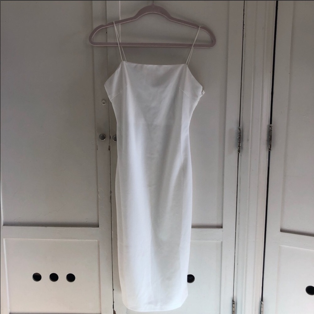 Princess polly white midi dress